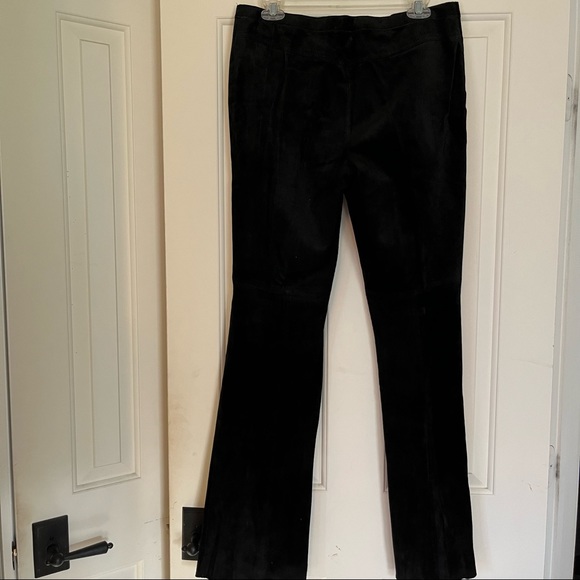 Context Pants & Jumpsuits 9s Suede Leather Pants Poshmark
